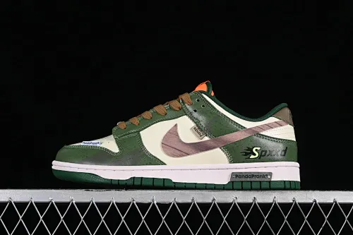 All Categories Nk SB Dunk Series Nk SB Dunk Low Low-top Sneakers Nk Dunk Low Panda Prank-Street Racing Lightyear Distressed SB Strappy Low-top Casual Sneakers DD1391-300